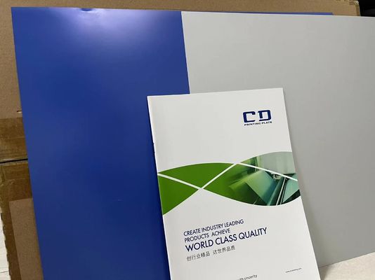 Περιβαλλοντικά φιλική πλάκα CTP χωρίς επεξεργασία με εικόνες χαμηλής ενέργειας 0,15-0,30 mm και 130-150 mJ / m2 για βιώσιμη εκτύπωση