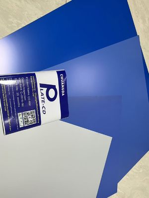 Απαλό εκτύπωση μεμονωμένης στρώσης πλάκας CTP με θερμοκρασία 20-25 C και πάχος πλάκας 0,15-0,30 mm