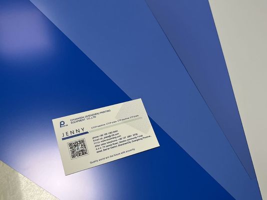 110-130 Mj/Cm2 Ενέργεια έκθεσης Θερμική πλάκα CTP Για 25±5s Χρόνος ανάπτυξης